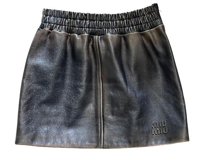 Jupe Miu Miu marron T.36 Brown