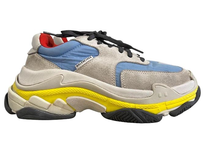 Baskets Balenciaga Triple S T.37 Bleu