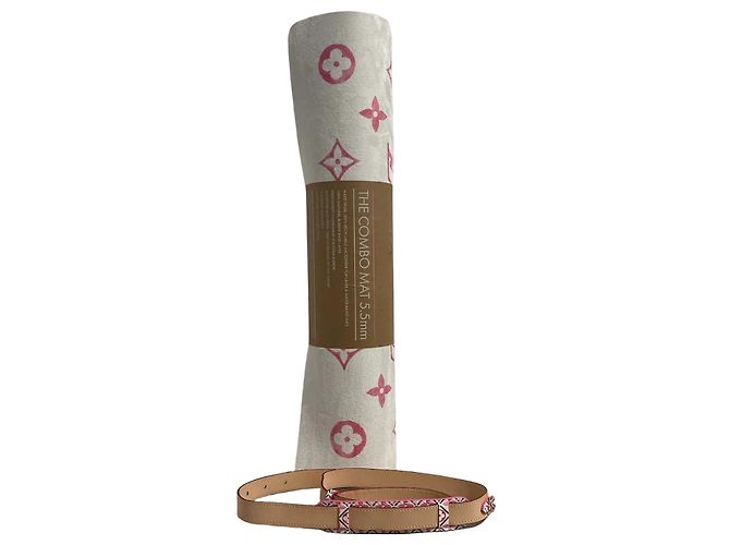 Tapis de yoga Louis Vuitton Blanc