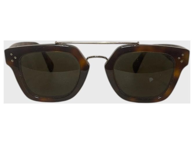 Céline Celine Sonnenbrille braun gemustert