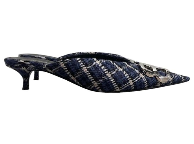 Mules Balenciaga Knife BB T.37 Blau