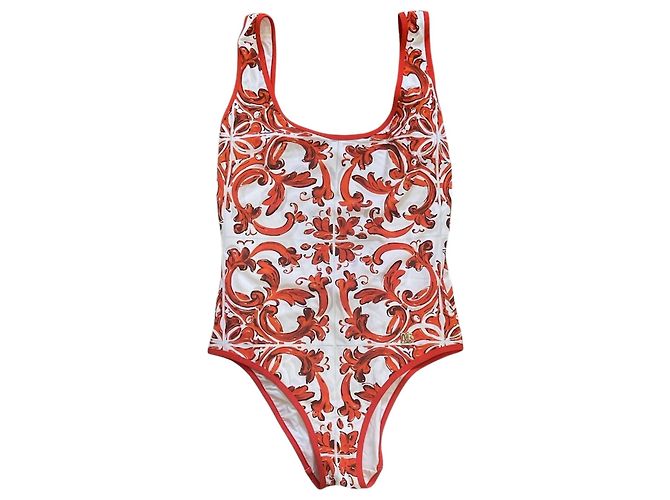 Dolce & Gabbana Badeanzug rot T.S