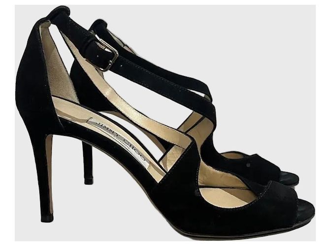 Sandali Jimmy Choo neri T.38 Nero
