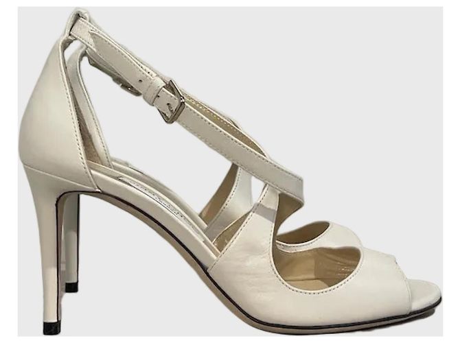 Jimmy Choo Sandalen weiß T.38
