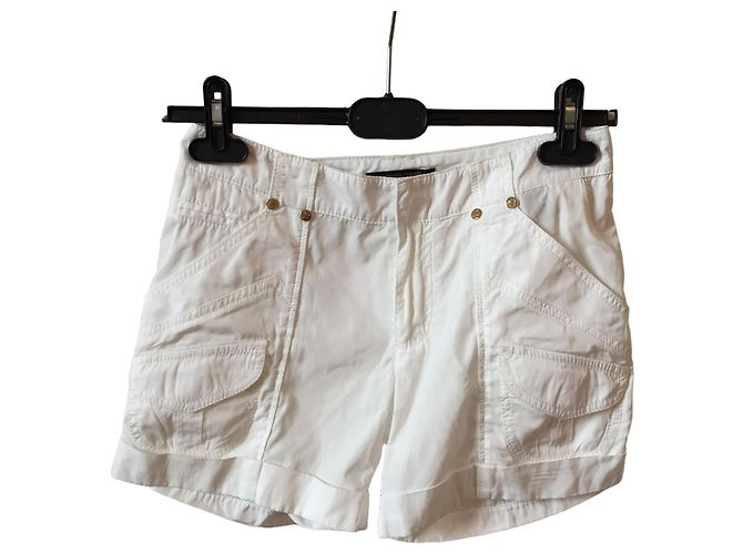 Shorts Roberto Cavalli bianco T.34 Nero