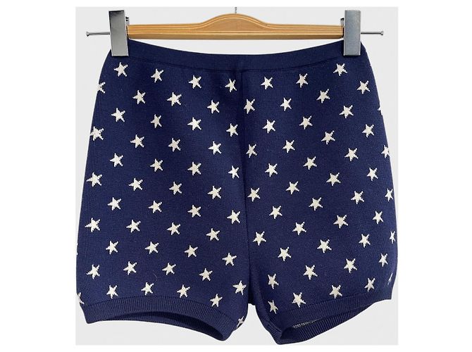 Short Miu Miu bleu T.34