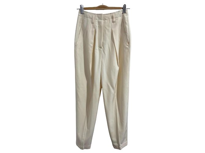 JW Anderson Hose weiß T.36 Beige