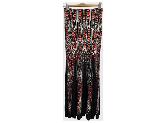 Gonna Roberto Cavalli stampata T.36 Nero