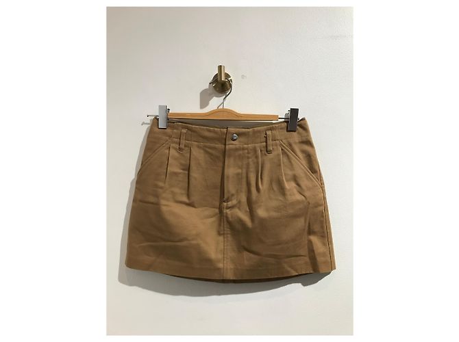 Saia curta de algodão Apc Camel Tamanho S Camelo