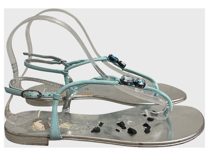 Sandali Giuseppe Zanotti T.38,5 Blu