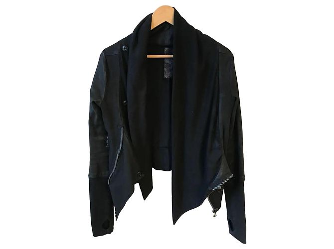 Hudson Veste Husdon en cuir T.S Black