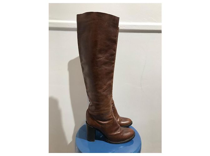 Botas Nando Muzi T.36 Castaño