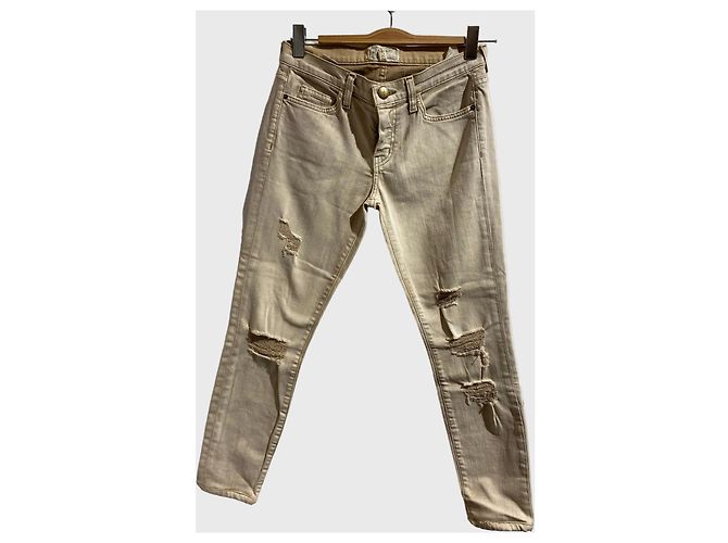 Current Elliott Jeans Current Elliot beige T.27