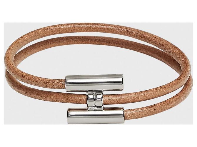 Pulsera Hermès Tournis beige T.5