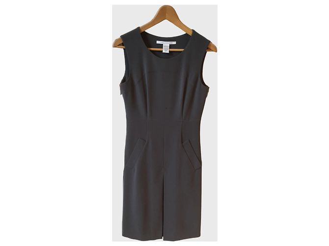 Diane Von Furstenberg Kleid grau T.2
