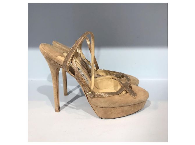 Sandali Jimmy Choo beige T.37