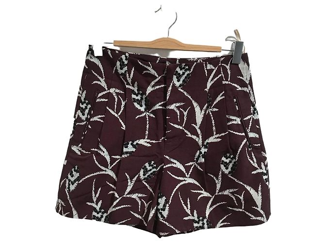 Bermuda Marni imprimé T.36 Dark red
