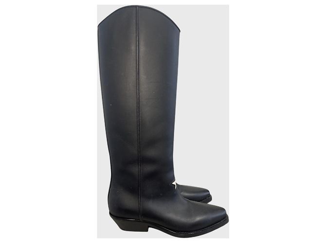 Autre Marque Stivali Dior neri T.36 Nero