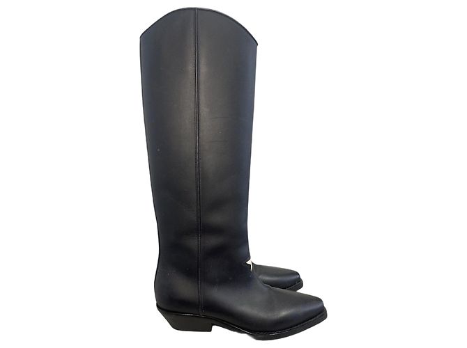 Autre Marque Botas Dior pretas T.36 Preto