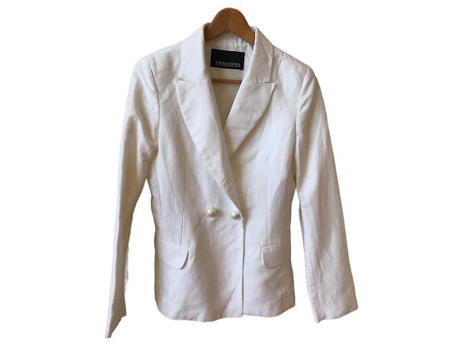 Veste Ermanno Scervino blanche T.36 White