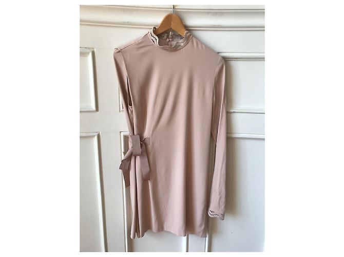 Pinko Kurzes Kleid Rosa Viskose