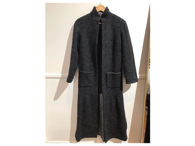 Chanel Mantel grau T.34