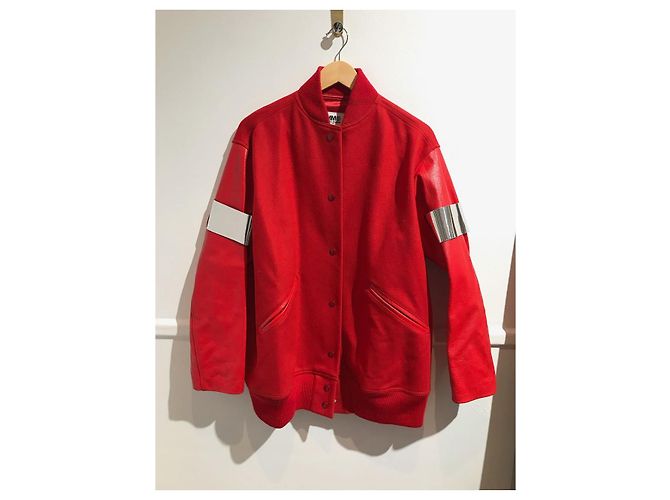 Maison Martin Margiela Blouson Maison Margiela T.36 Rot