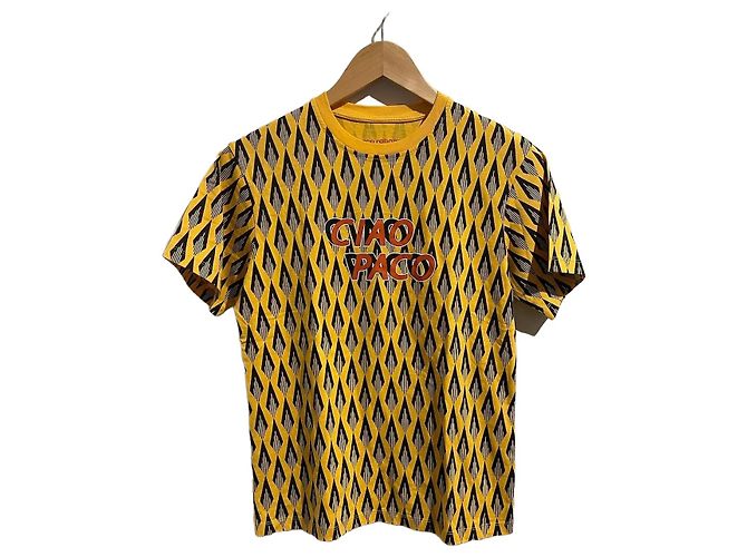 Camiseta Paco Rabanne amarilla T.S Amarillo