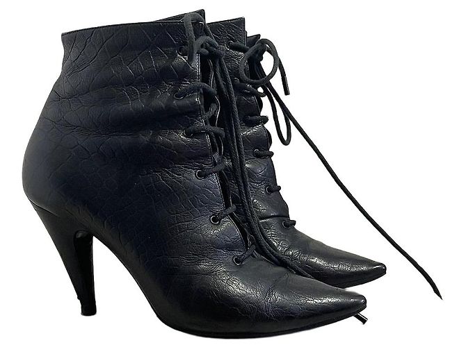 Autre Marque Botines Saint Laurent negros T.38,5