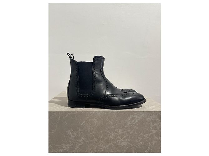 Hermès Botines Hermes Brighton negros T.36