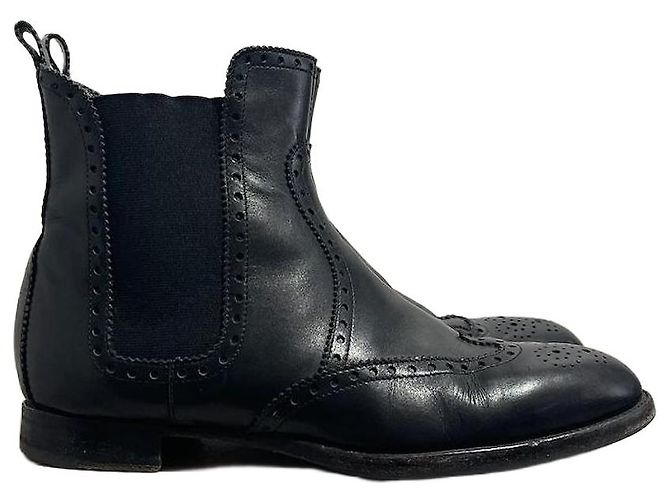 Hermès Bottines Hermes Brighton noires T.36