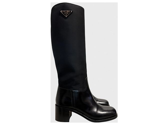 Bottes Prada noires T.38