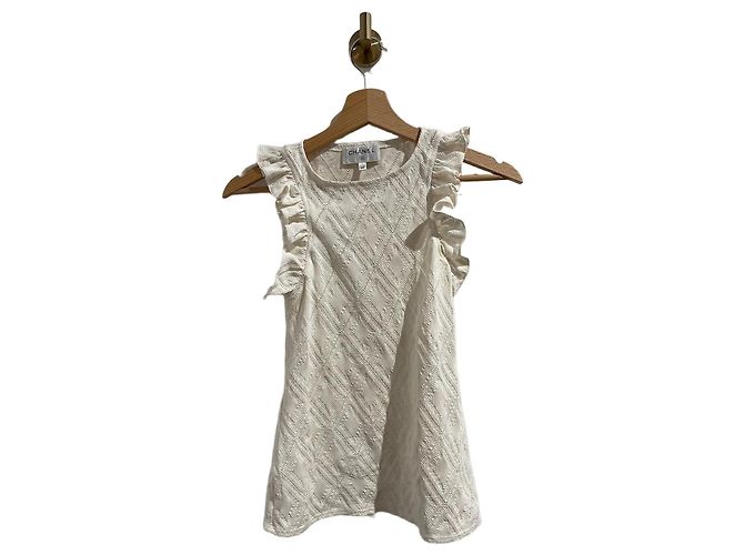 Top Chanel blanc T.34 White