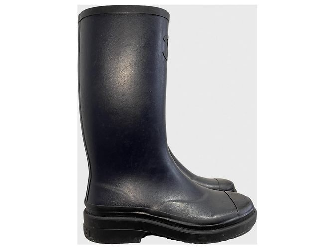 Botas de chuva Chanel T.37 Azul