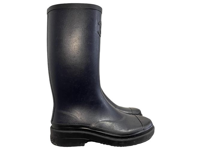 Bottes de pluie Chanel T.37 Blue