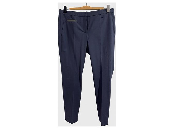 Brunello Cucinelli Hose blau T.42