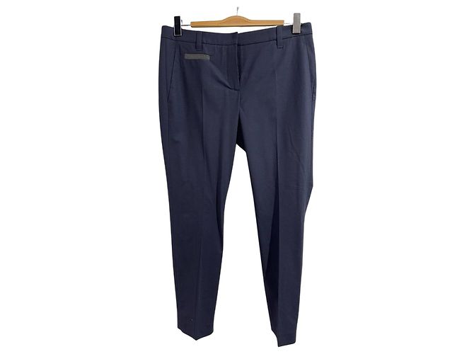 Pantaloni Brunello Cucinelli blu T.42
