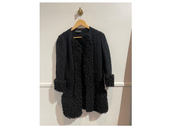 Dolce & Gabbana Mantel schwarz T.34