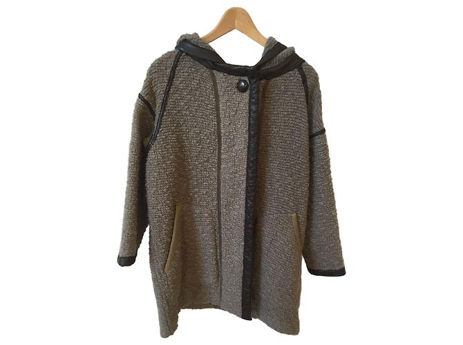 Manteau Isabel Marant T.1 Brown