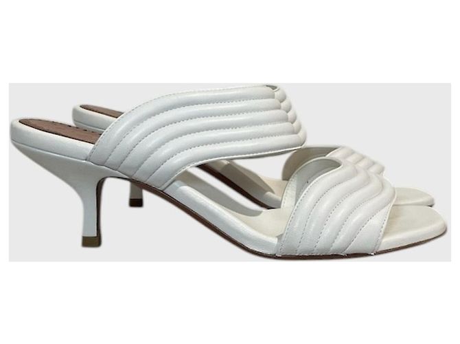 Alaïa Mules Alaia brancas T.38 Branco