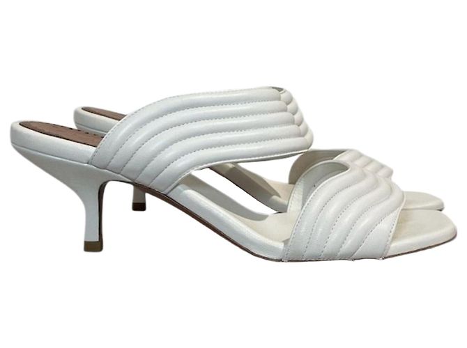 Alaïa Alaia Mules weiß T.38