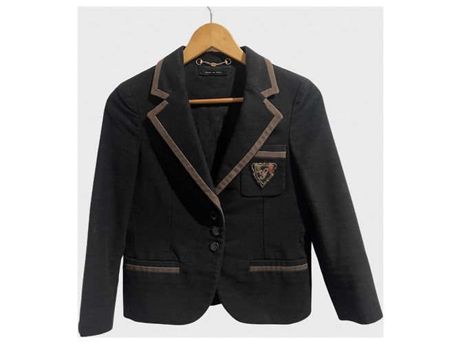 Blazer Gucci negro T.36