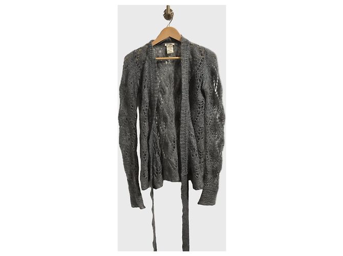 Chloé Cardigan aus Wollmischung Grau Größe M