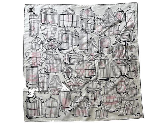 Lenço Chanel Cages d'oiseaux