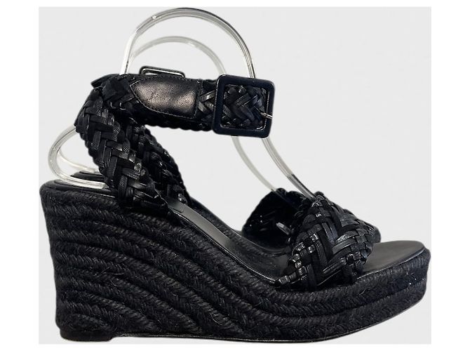 Sandali Hermès neri T.40 Nero
