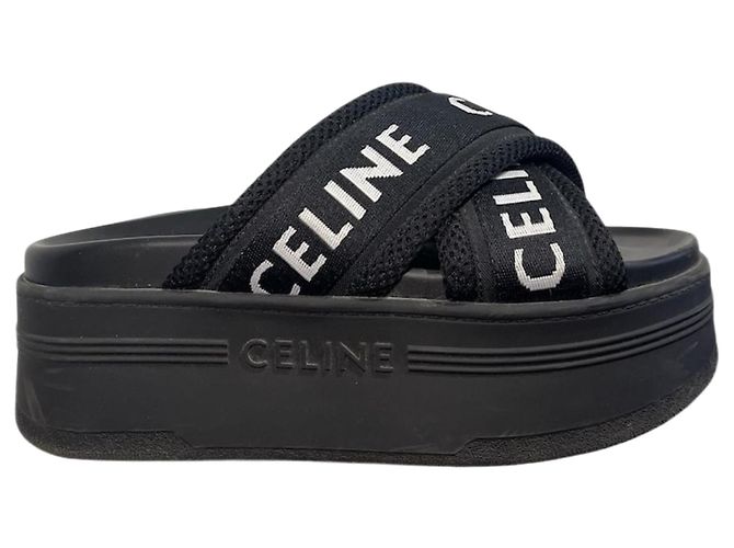 Céline Sandales Celine Block T.38 Black
