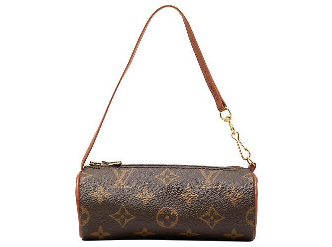 Louis Vuitton Monogram Papillon Pochette Handtasche Braun