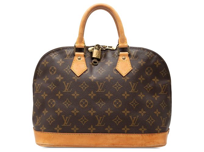 Sac à main Louis Vuitton Monogram Alma PM Marron