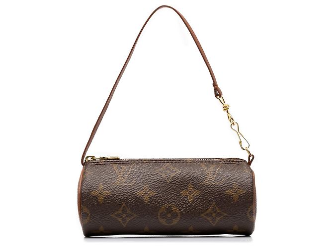 Louis Vuitton Monogram Papillon Pochette Handtasche Braun