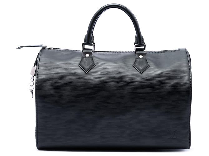 Borsa Boston Louis Vuitton Epi Speedy 35 Nera Nero